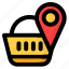 location, shop, maps, pin, online, shopping, bag, cart, ecommerce 