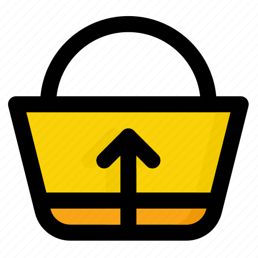 Out, arrow, up, basket, cart, ecommerce, purchase icon - Download on Iconfinder
