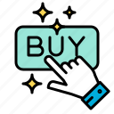 buy, click, finger, now, online, shop, button, shopping