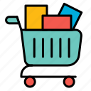 shopping cart, trolley, shop, purchase, supermarket, grocery, buy
