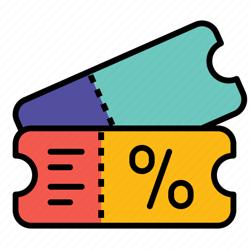 Voucher, coupon, discount, promotion, percentage, label, gift icon - Download on Iconfinder