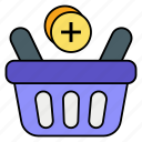 add shopping basket, basket, commerce and shopping, add to cart, add button, shopping cart, plus