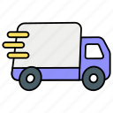 fast delivery, deliverytime, box, fast, shipping, package, truck