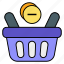 remove to basket, basket, shop, store, remove, commerce and shopping, supermarket 