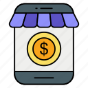 mobile shop, store, commerce, shopping, phone, online buy, ecommerce