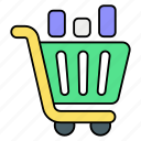 shopping cart, supermarket, trolley, basket, buy, ecommerce, market
