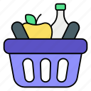basket, ecommerce, shopping, furite basket, buy, store, grocery basket, supermarket