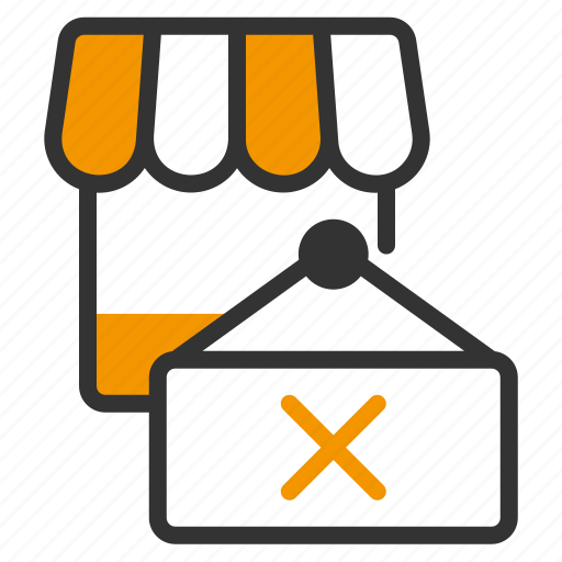 Closed, store, close, sign, shop, ecommerce, business icon - Download on Iconfinder