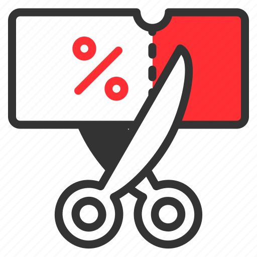 Coupons, scissors, discount, offer, sell icon - Download on Iconfinder