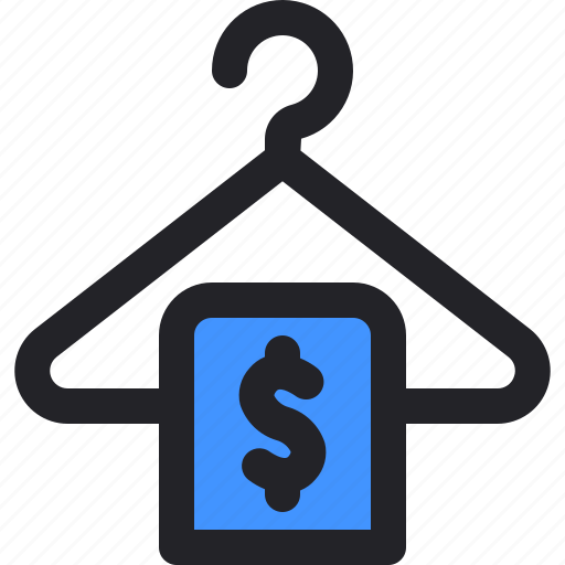 Hanger, money, bill, payment, commerce icon - Download on Iconfinder