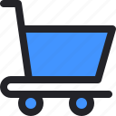 shopping, trolley, cart, market, store