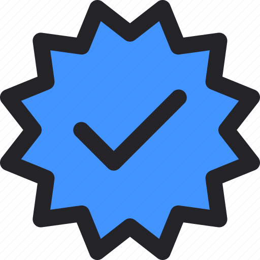 Verified, social, media, account, verification, check icon - Download on Iconfinder