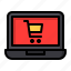 ecommerce, laptop, online, shop, store, web, website 