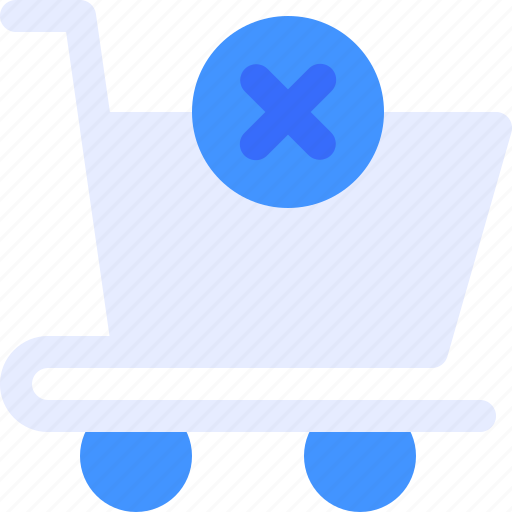 Cart, trolley, delete, shopping, store icon - Download on Iconfinder