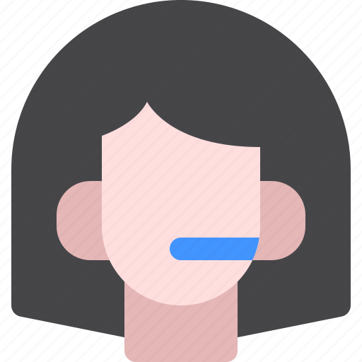 Customer, service, girl, support, woman icon - Download on Iconfinder