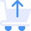 remove, from, cart, commerce, shopping, trolley, store 