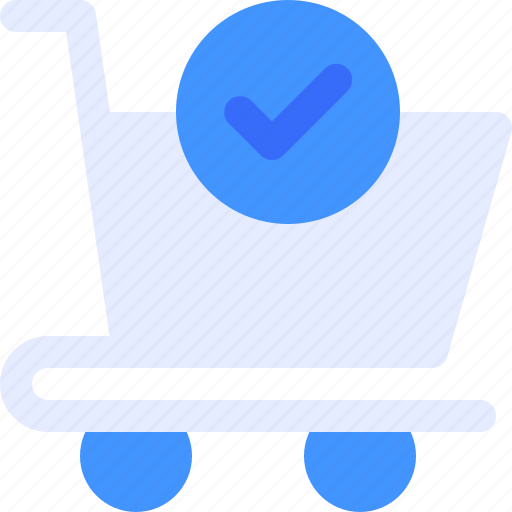 Shopping, cart, trolley, check, shop icon - Download on Iconfinder