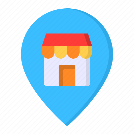 Location, map, pin, shop, store icon - Download on Iconfinder