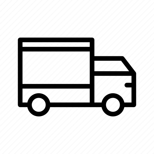 Delivery truck, truck, logistics delivery van icon - Download on Iconfinder