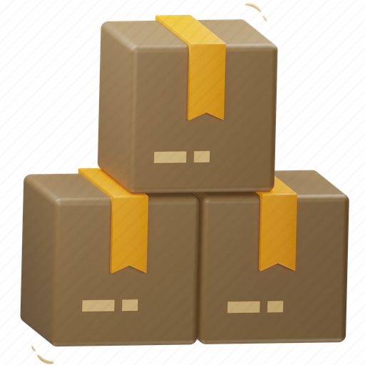 Cardboard, box, packaging, delivery, shipping, transport, letter 3D illustration - Download on Iconfinder