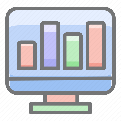 Growth chart, monitor, performance tracking, data visualization, metrics, analytics, progress icon - Download on Iconfinder