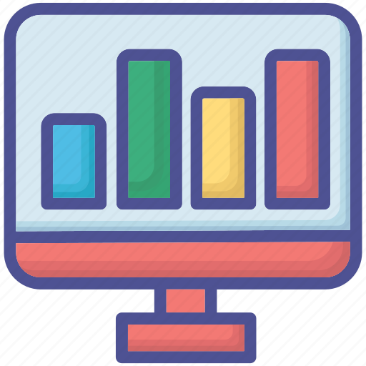 Growth chart, monitor, performance tracking, data visualization, metrics, analytics, progress icon - Download on Iconfinder