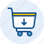 buy, cart, e commerce, shop, stroller 