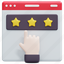 rating, review, stars, feedback, sound, web, commerce, and, shopping, website, 3d 