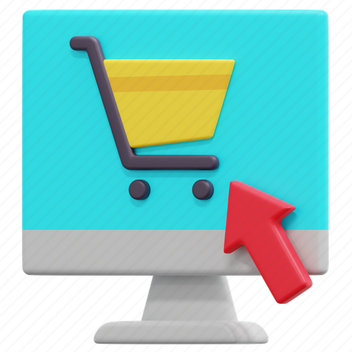 Online, shopping, store, click, buying, cart, commerce icon - Download on Iconfinder