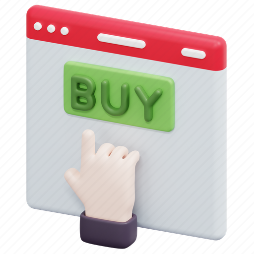 Buy, commerce, and, shopping, ecommerce, online, website 3D illustration - Download on Iconfinder