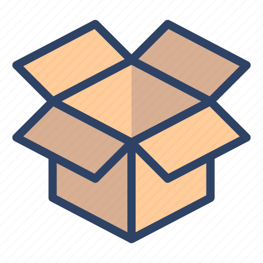Box, delivery, open, package, parcel, product icon - Download on Iconfinder