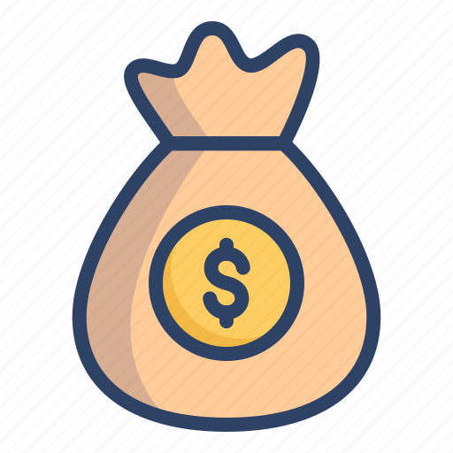 Bag, coin, dollar, finance, money, money bag, wealth icon - Download on Iconfinder