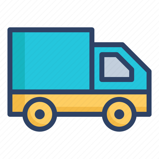 Delivery, logistic, lorry, shipping, transport, transportation, truck icon - Download on Iconfinder