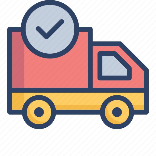 Delivery, logistic, ontime, shipping, transport, transportation, truck icon - Download on Iconfinder