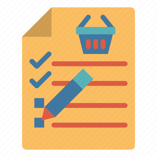 Ecommerce, shoppinglist, checklist, check, list icon - Download on Iconfinder