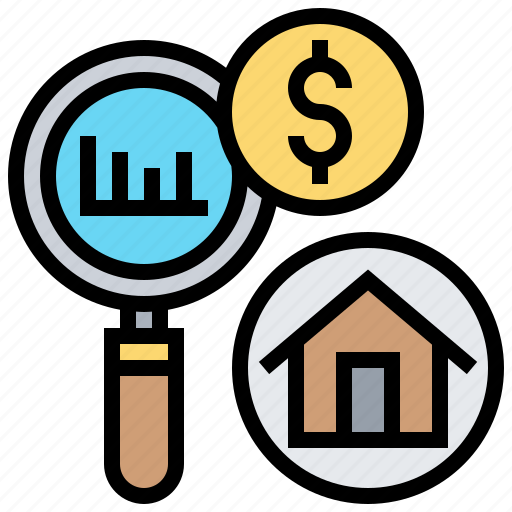 Analysis, analytic, economic, property, research icon - Download on Iconfinder