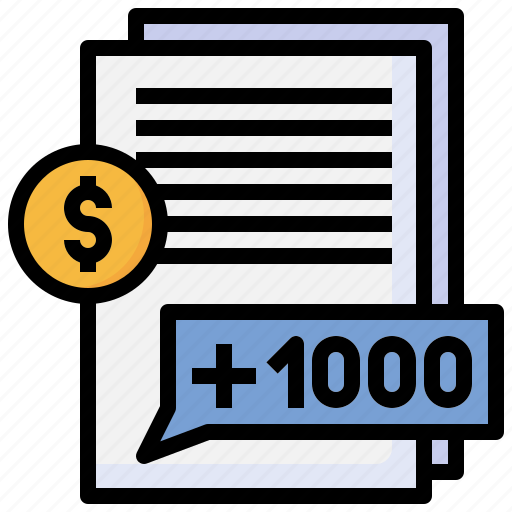 Bill, invoice, business, finance, documents, dollar icon - Download on Iconfinder