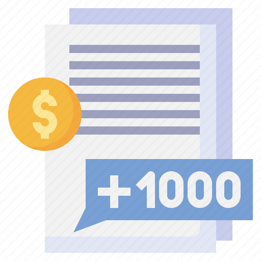 Bill, invoice, business, finance, documents, dollar icon - Download on Iconfinder
