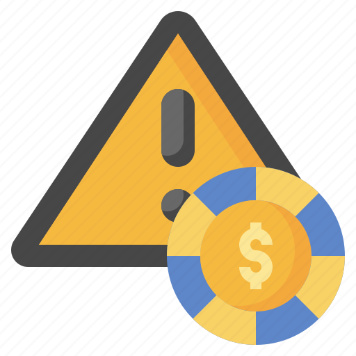Warning, business, finance, dollar, caution, danger, money icon - Download on Iconfinder