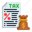 tax, money, bag, payment, economy, percent, bill, document 