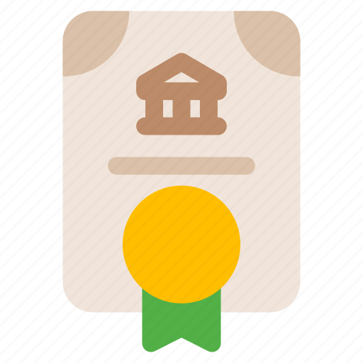 Certificate, medal, bank, contract, loan icon - Download on Iconfinder