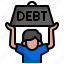 debt, bank, world, financial, money, management, business, and, finance 