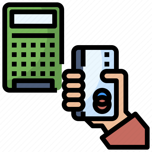 Calculator, cashless, debit, hand, society icon - Download on Iconfinder