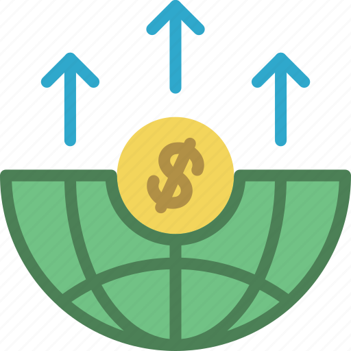 Economical, financial, global, growth, increase, money, profit icon - Download on Iconfinder