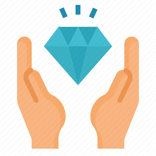 Business, diamond, economy, hand, jewelry icon - Download on Iconfinder