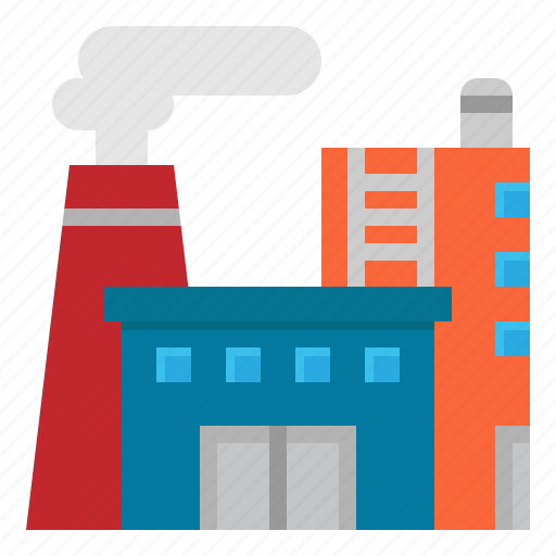 Building, economy, factory, industrial, production icon - Download on Iconfinder