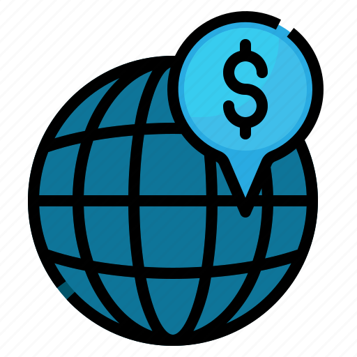 Dollar, economy, global, location, worldwide icon - Download on Iconfinder