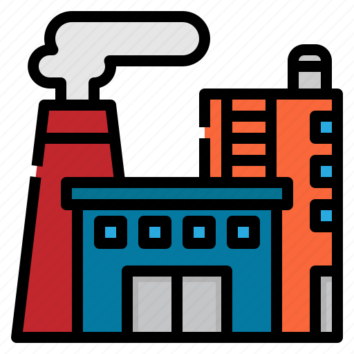Building, economy, factory, industrial, production icon - Download on Iconfinder