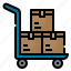cart, delivery, economy, shopping, trolley 