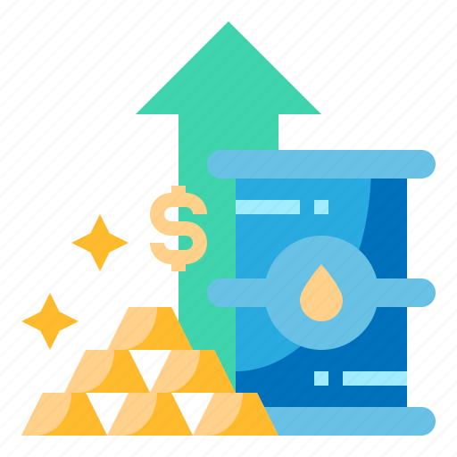 Economy, investment, gold, oil, growth icon - Download on Iconfinder
